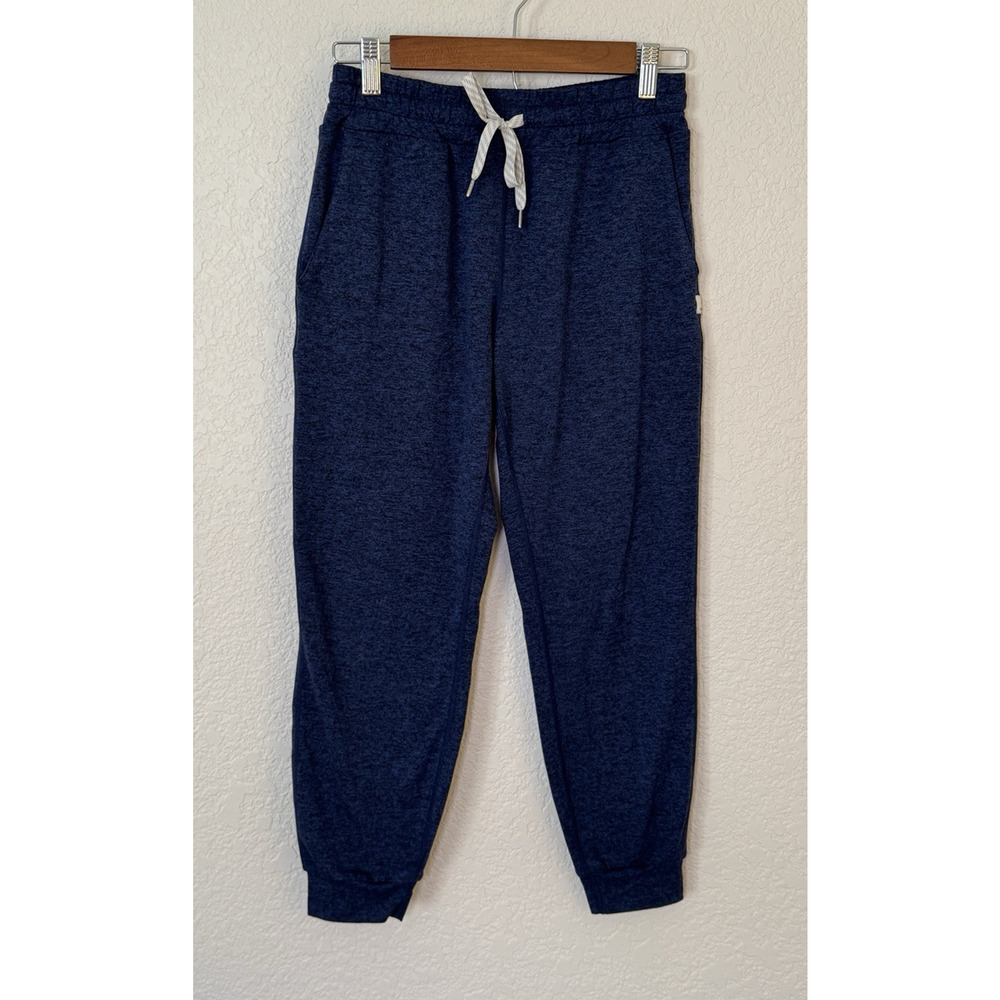 Vuori Dreamknit Performance Joggers Heather Blue Athleisure Comfy XS/S